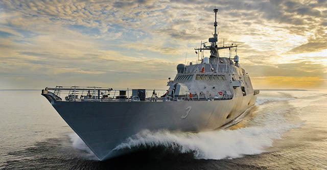 Navy launches new littoral combat ship in Wisconsin